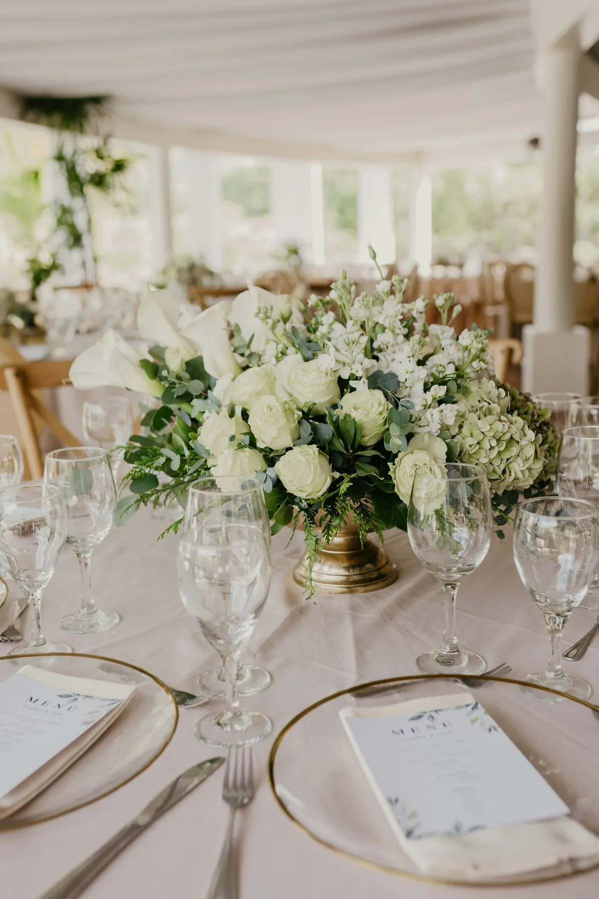 A Long Island wedding reception